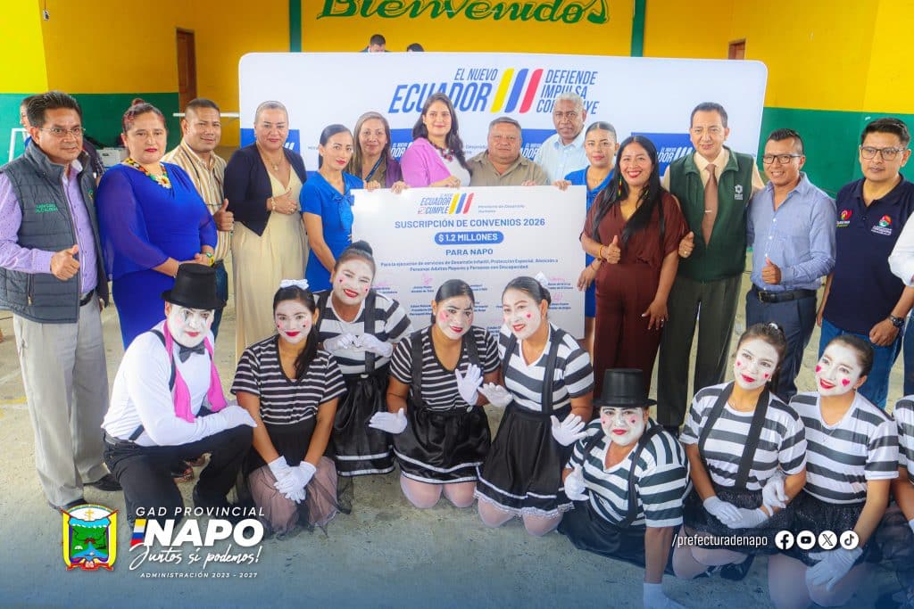 suscripción de convenios para el fortalecimiento de servicios de atención integral – provincia de napo