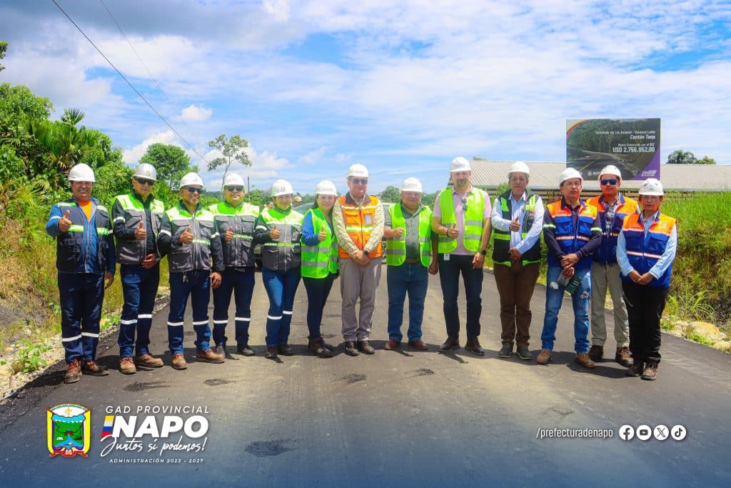 visita técnica a la ampliación y asfaltado de la vía las antenas – guayusa loma – puerto napo y tena