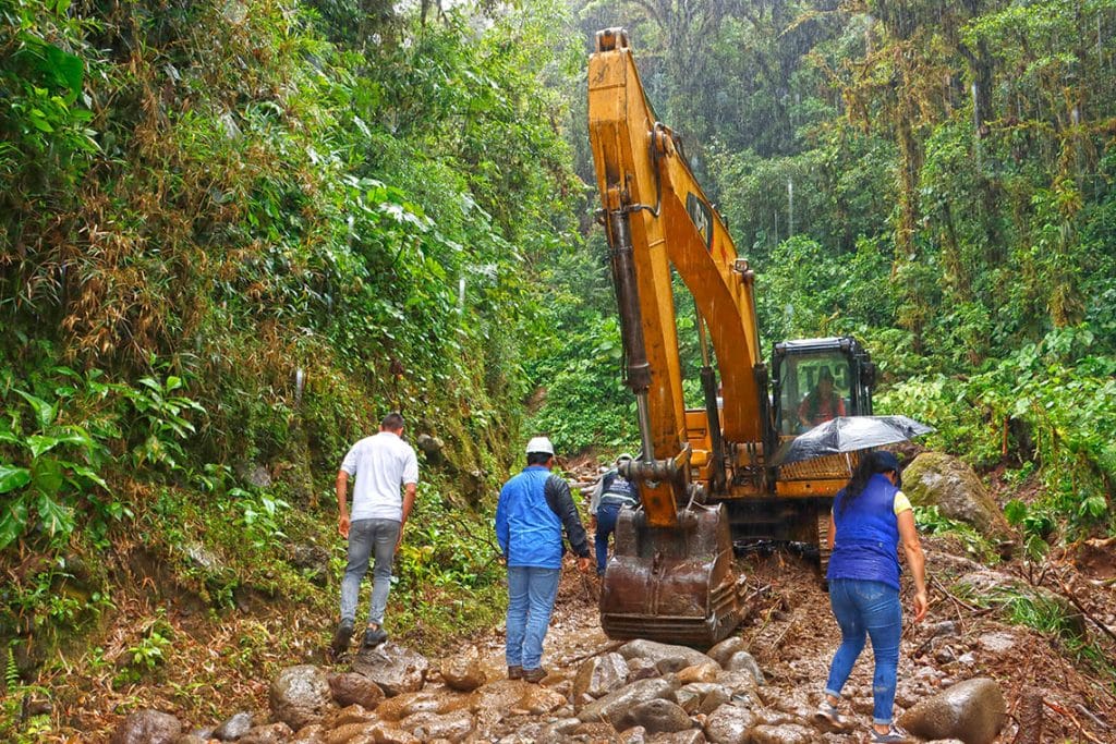 web fiscalización de obras vías sumaco